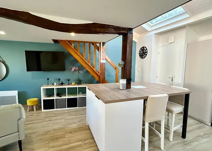 Maison 4 personnes, en centre ville